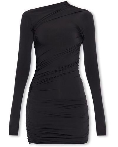 Balenciaga Draped Dress - Black