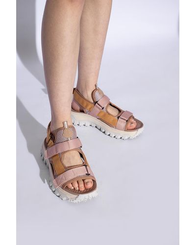 Moncler ‘Trailgrip’ Sandals - White