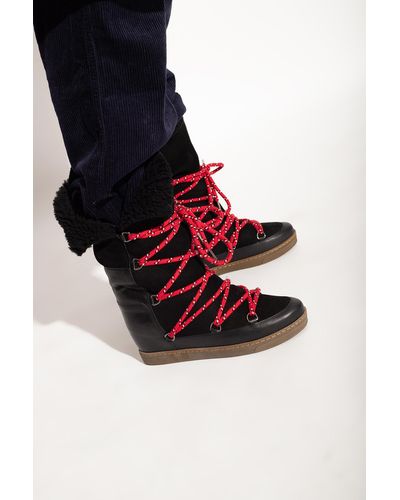 Isabel Marant ‘Nowly’ Snow Boots - Black