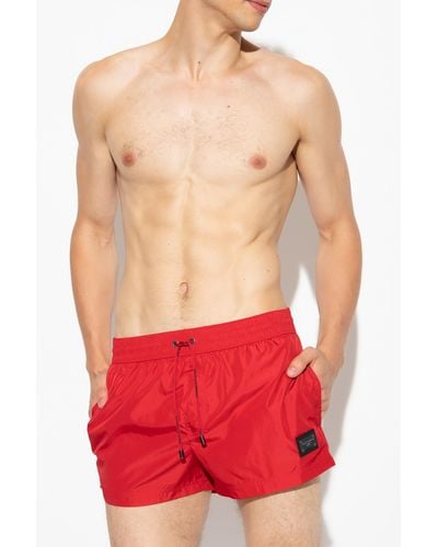 Dolce & Gabbana Swimming Shorts - Red