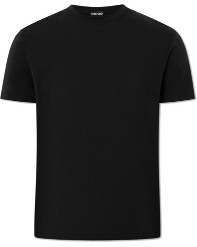 Tom Ford T-shirt With Logo, - Black
