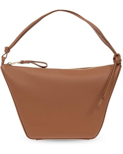 Loewe ‘Mini Hammock Hobo’ Shoulder Bag - Brown