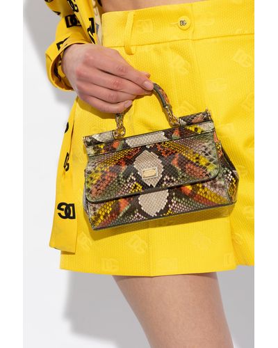 Dolce & Gabbana 'sicily Small' Shoulder Bag, - Multicolor