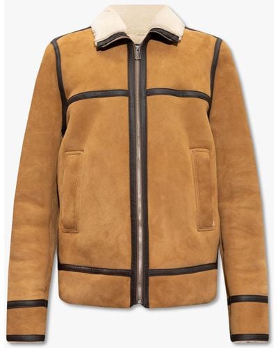 PS by Paul Smith Shearling Jacket - Brown
