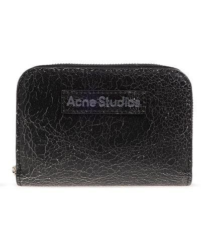 Acne Studios Leather Wallet, - Black