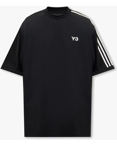 Y-3 T-shirt With Logo, - Black