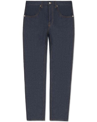 Gucci Jeans With Tapered Legs, - Blue
