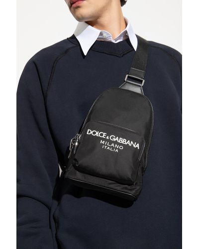 Dolce & Gabbana One-Shoulder Backpack - Black