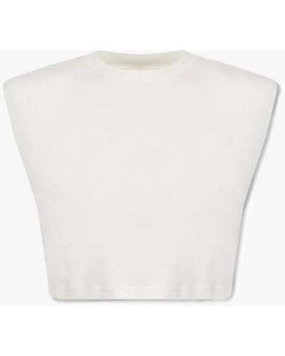 AllSaints ‘Coni’ Crop Top - White