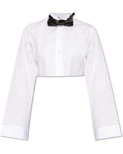 Comme des Garçons Short Shirt By , - White