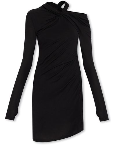 Helmut Lang Asymmetric Dress - Black