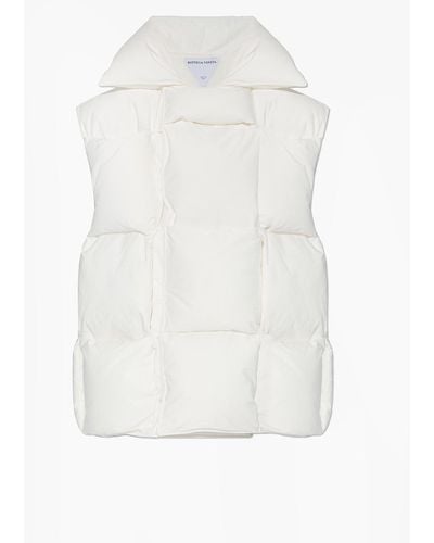 Bottega Veneta White Insulated Vest
