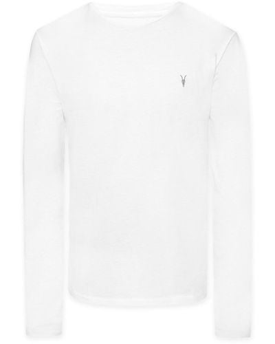 AllSaints 'Brace' T-Shirt With Long Sleeves - White
