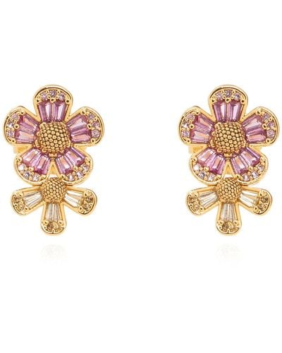 Kate Spade The 'fleurette' Collection Earrings, - Pink