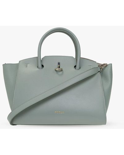 Furla 'genesi Medium' Shopper Bag - Gray