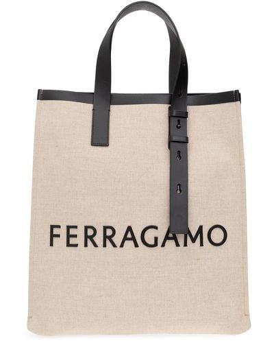 Ferragamo Shopper Bag - Natural