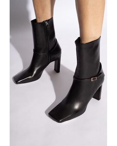 Wandler 'isa' Heeled Ankle Boots, - Black