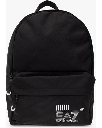 EA7 'sustainable' Collection Backpack, - Black