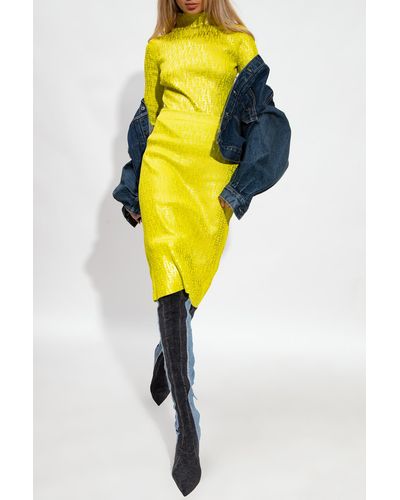 DIESEL ‘M-Ikaria’ Skirt, ' - Yellow