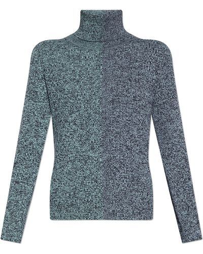 PS by Paul Smith Wool Turtleneck Sweater - Blue