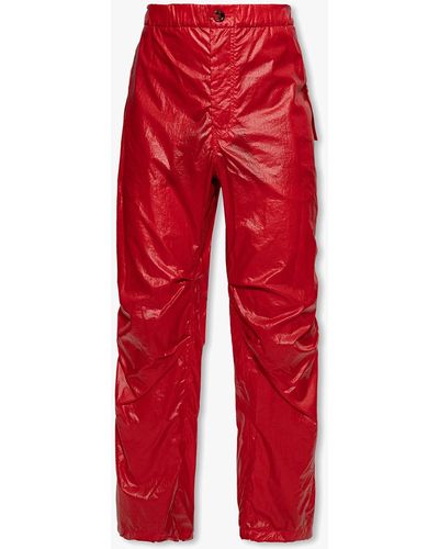 Ferragamo Cargo Pants - Red