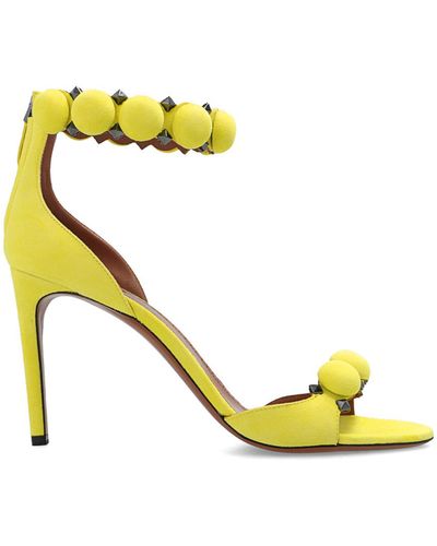 Alaïa 'la Bombe' Heeled Sandals - Yellow