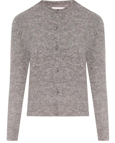 Samsøe & Samsøe Wool-Blend Cardigan - Grey