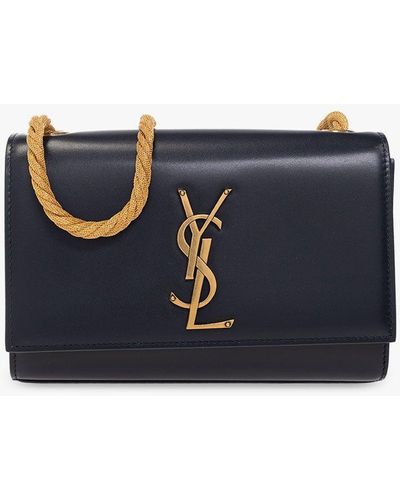 Saint Laurent Grain de Poudre Monogram Kate Small Crossbody Bag (SHF-r –  LuxeDH