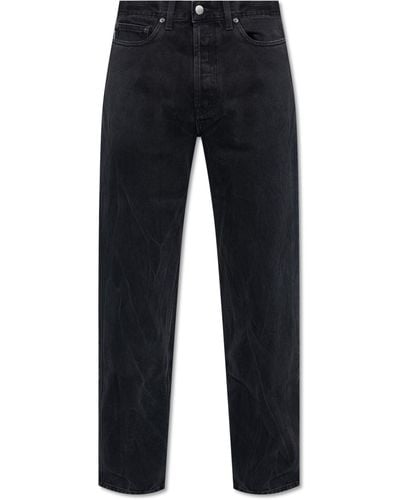 Ambush Jeans With Tapered Legs - Black