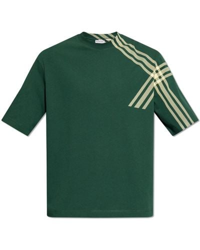 Burberry Printed T-shirt, - Green