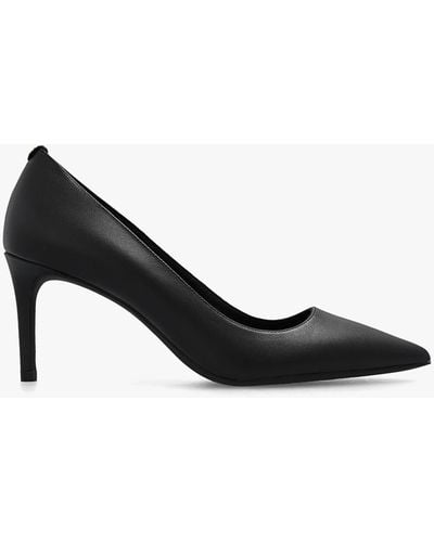 Michael Kors Leather Court Shoes - Black