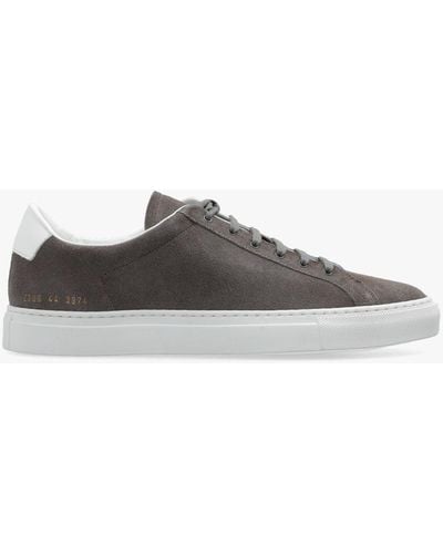 Common Projects 'retro Low' Sneakers - Gray