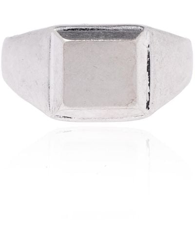 AllSaints Silver Ring - Metallic