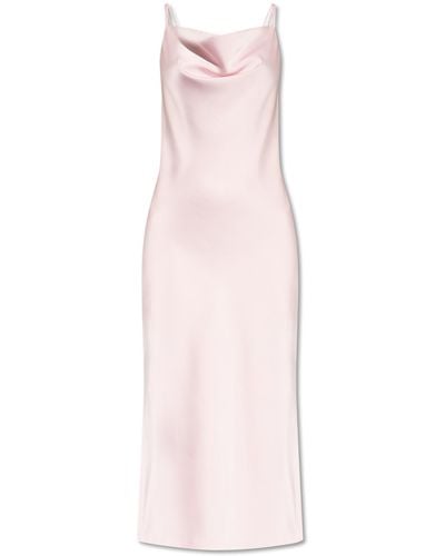 ROTATE BIRGER CHRISTENSEN Satin Strappy Dress, - Pink