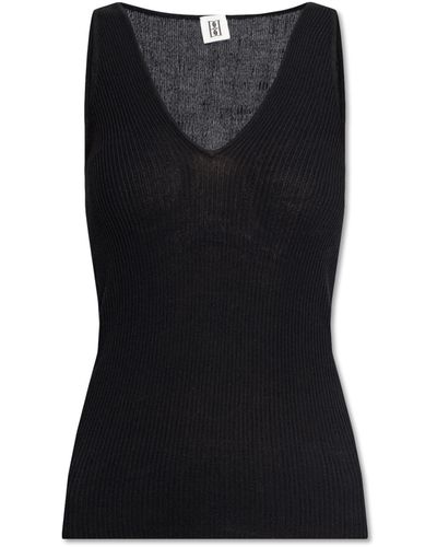 By Malene Birger ‘Rory’ Top - Black