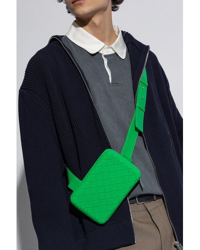 Bottega Veneta 'tech Mini' Shoulder Bag, - Green