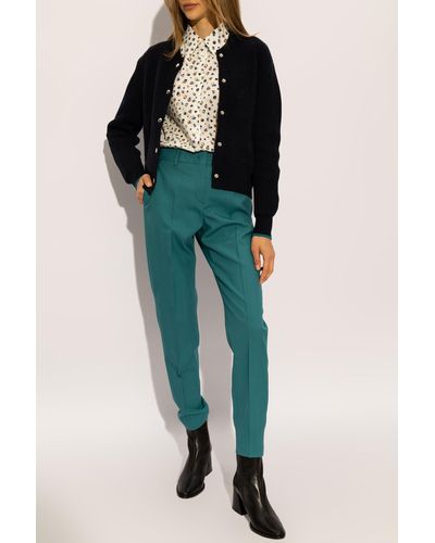 PS by Paul Smith Snap Button Cardigan - Green