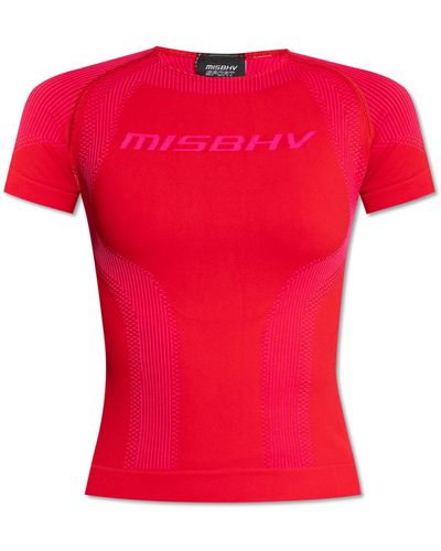 MISBHV Top With Logo, - Red