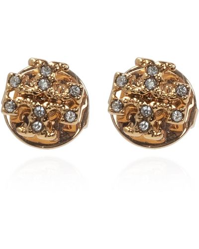 Tory Burch Set Of 5 Earrings - Metallic