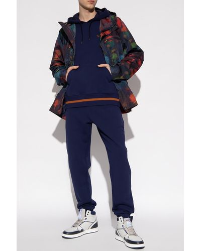 PS by Paul Smith Hoodie With Logo - Blue