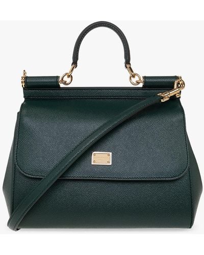 Dolce & Gabbana ‘Sicily Medium’ Shoulder Bag - Black