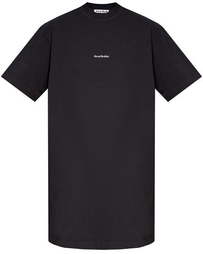 Acne Studios Oversize T-shirt, - Black
