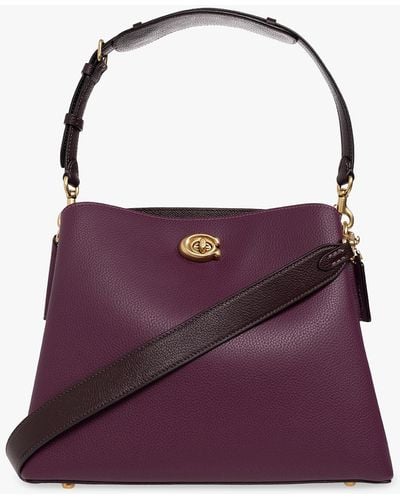 COACH 'willow' Shoulder Bag - Purple