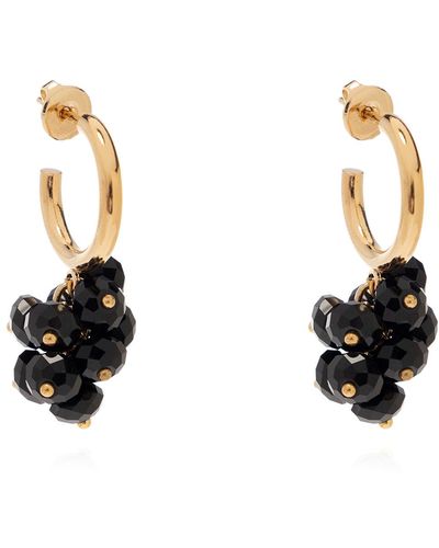 Isabel Marant Brass Earrings, - Metallic