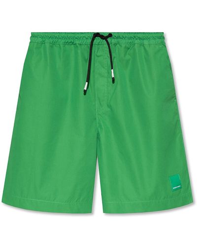 Emporio Armani Cotton Shorts - Green