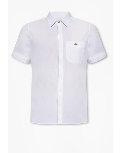 Vivienne Westwood Shirt With Logo, - White