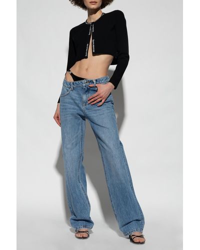 Alexander Wang Jeans With Straight Legs, - Blue