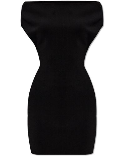 Jacquemus 'cubista' Dress With Denuded Back, - Black