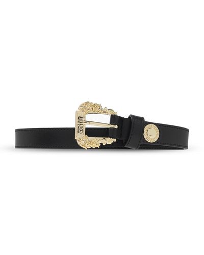 Versace Belt With Logo - Black