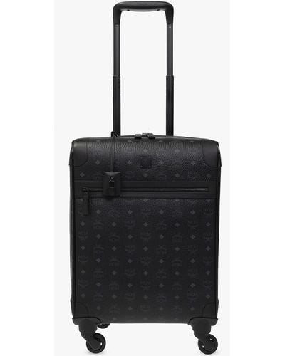 MCM Suitcase With Wheels - Black